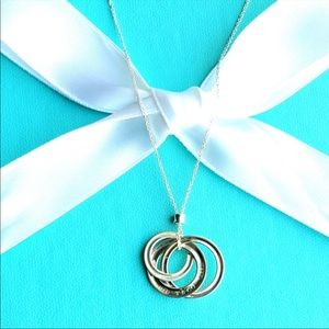Triple interlocking silver circle necklace - Tiffany & Co.